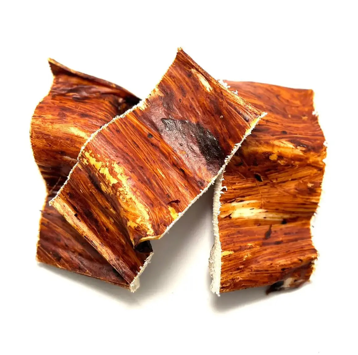 Lanières de peau de tête de bœuf glacées au foie 250 g - Munchie Bones