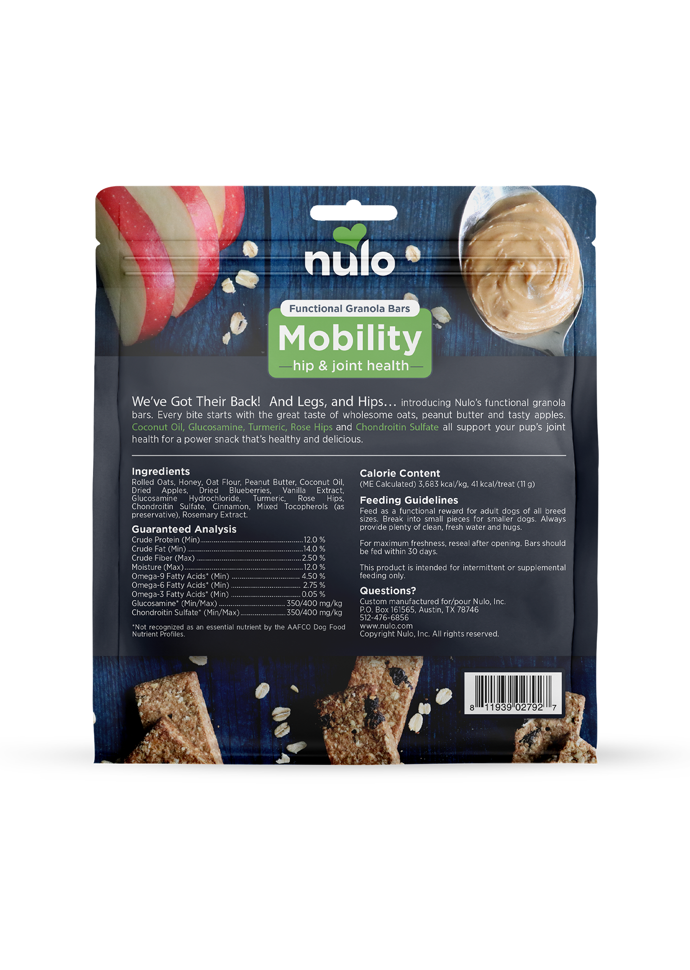 Barres granola multifonctionnelles - Hanche et coude