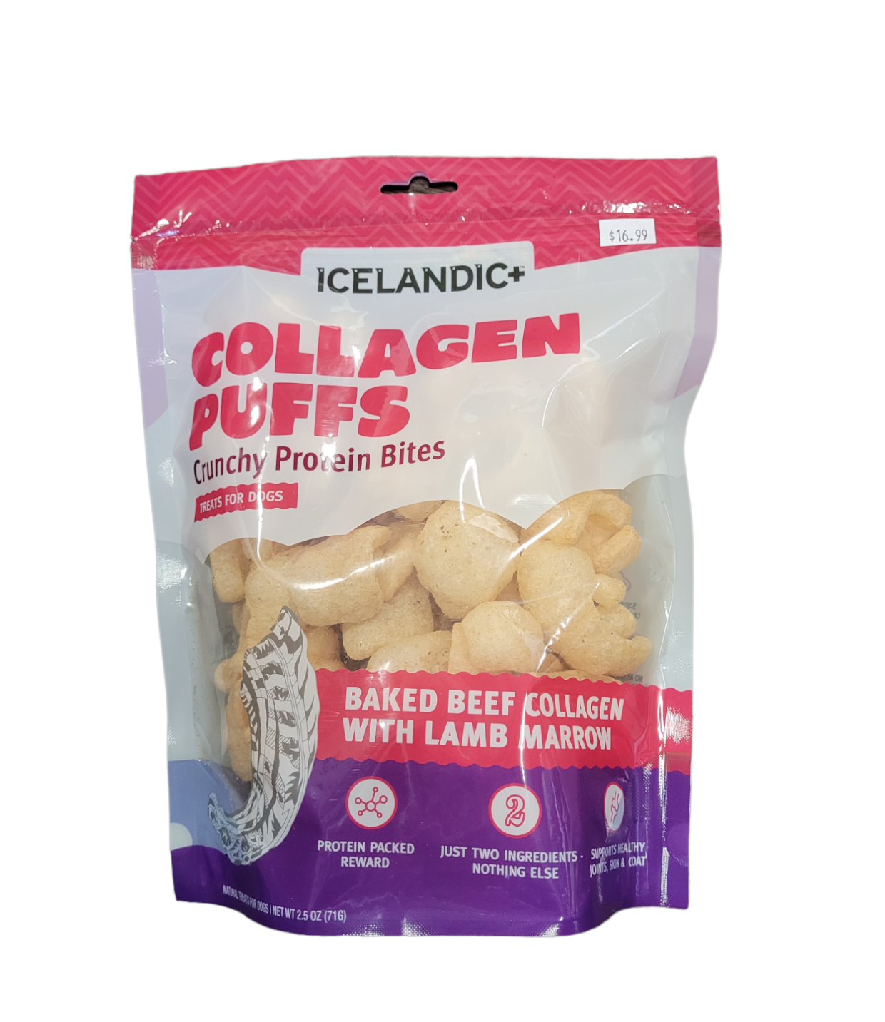 Puff de collagène de boeuf et moelle d'agneau - Icelandic+