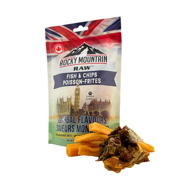 Gâteries " Fish & Chips " - Rocky Mountain Raw