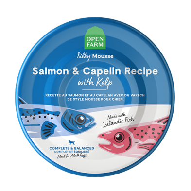 Recette en canne style mousse au saumon et capelan - Open Farm