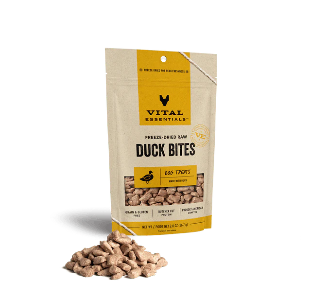 Bouchées de canard lyophilisées - Vital Essentials