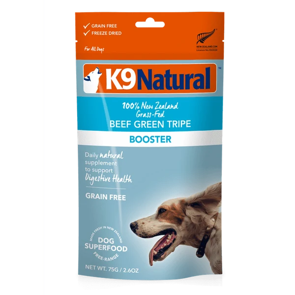 Booster lyophilisé de tripe verte de boeuf - K9 Natural
