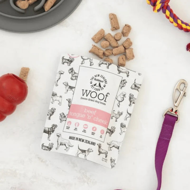 Bouchées de langue et joue de boeuf lyophilisées - Woof