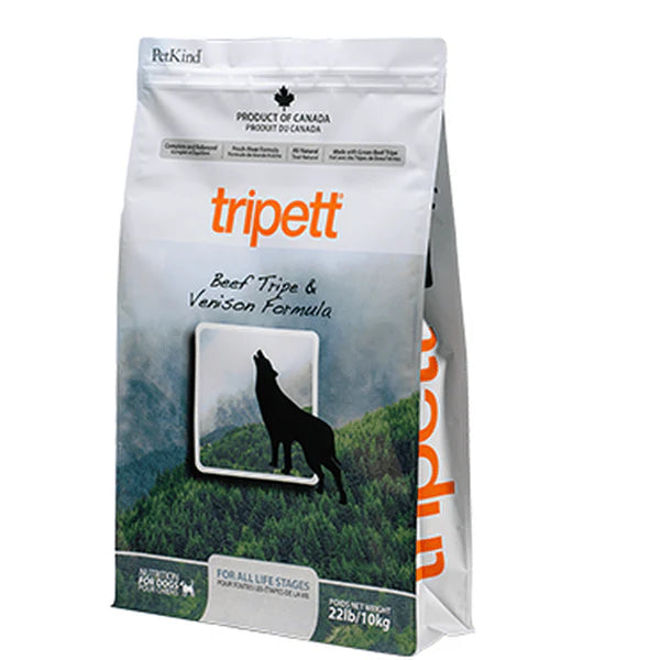 Croquettes Tripett - Tripe de boeuf et venaison 22 lbs