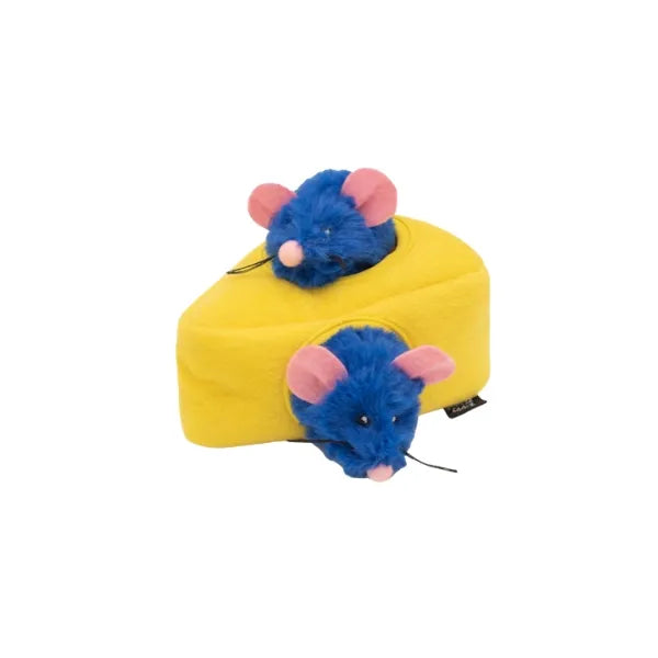 Peluche interactive pour chat - Fromage et souris