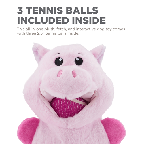 Cochon interactif avec balles
