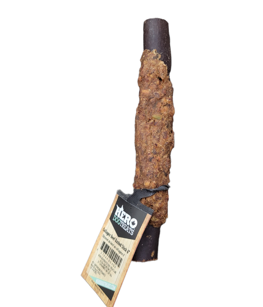 Bâton de collagène enrobé de tripe de boeuf  6''