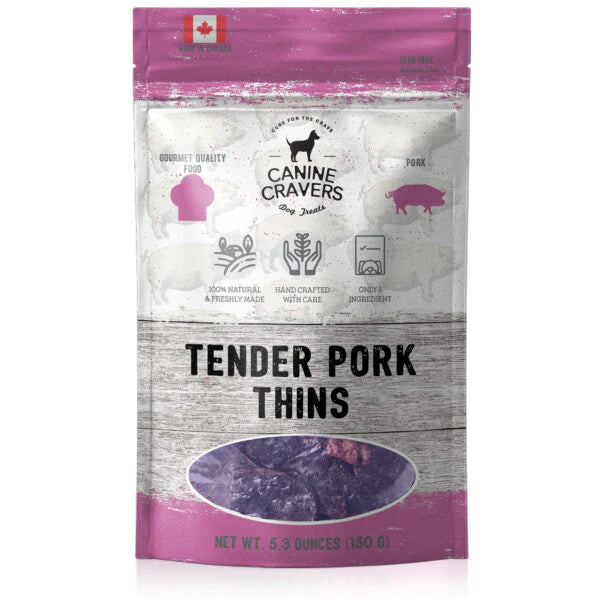Lanières de porc déshydratées
