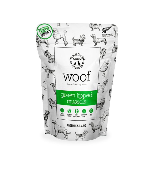 Moules vertes entières lyophilisées - Woof