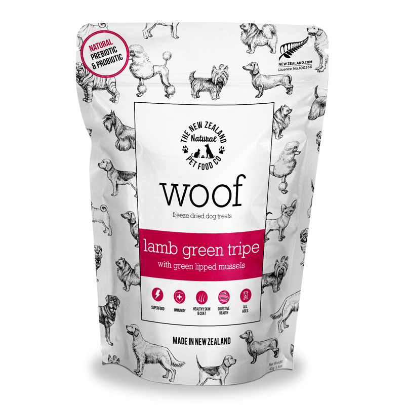Tripe d'agneau verte lyophilisée - Woof