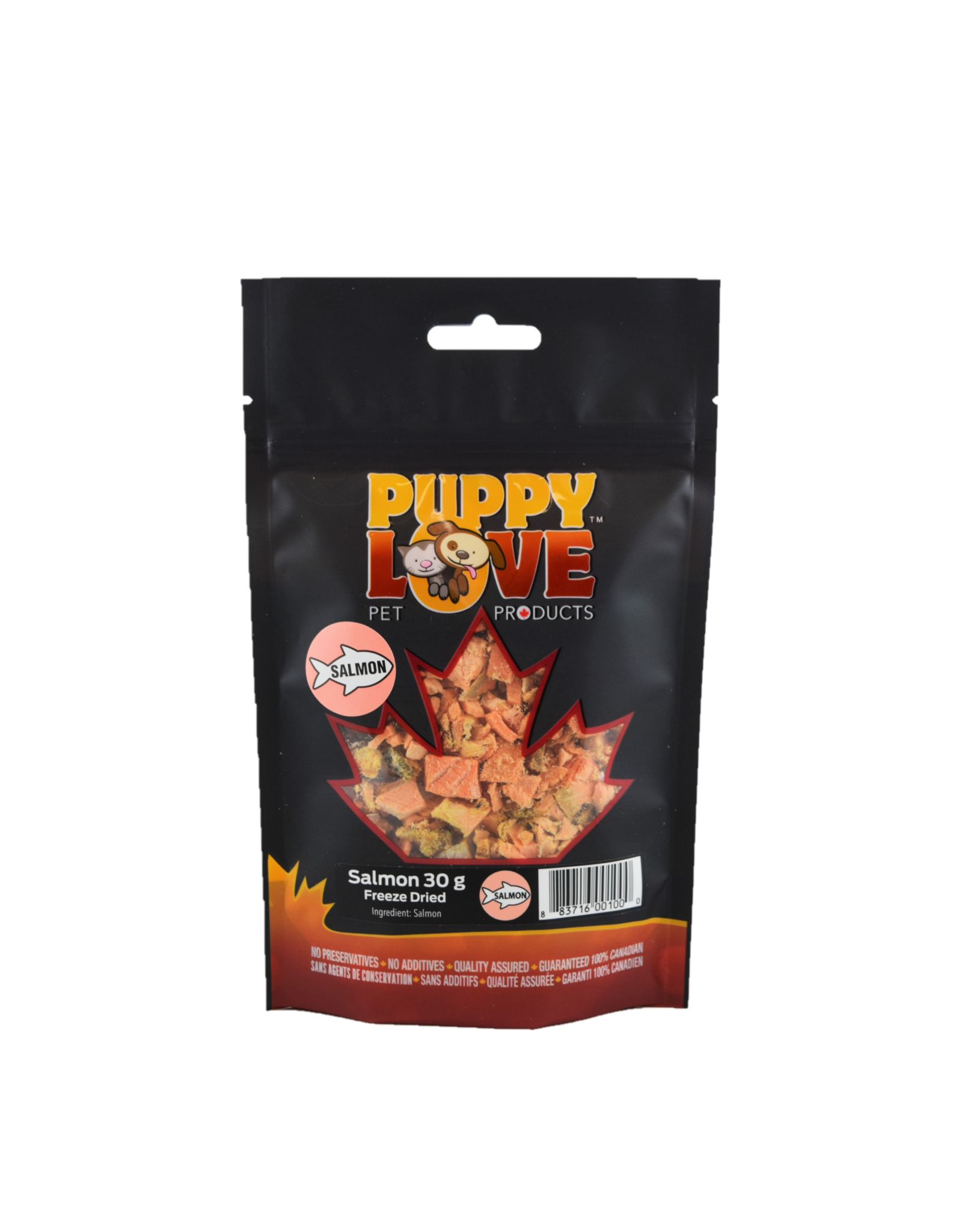 Morceaux de saumon lyophilisés - Puppy Love