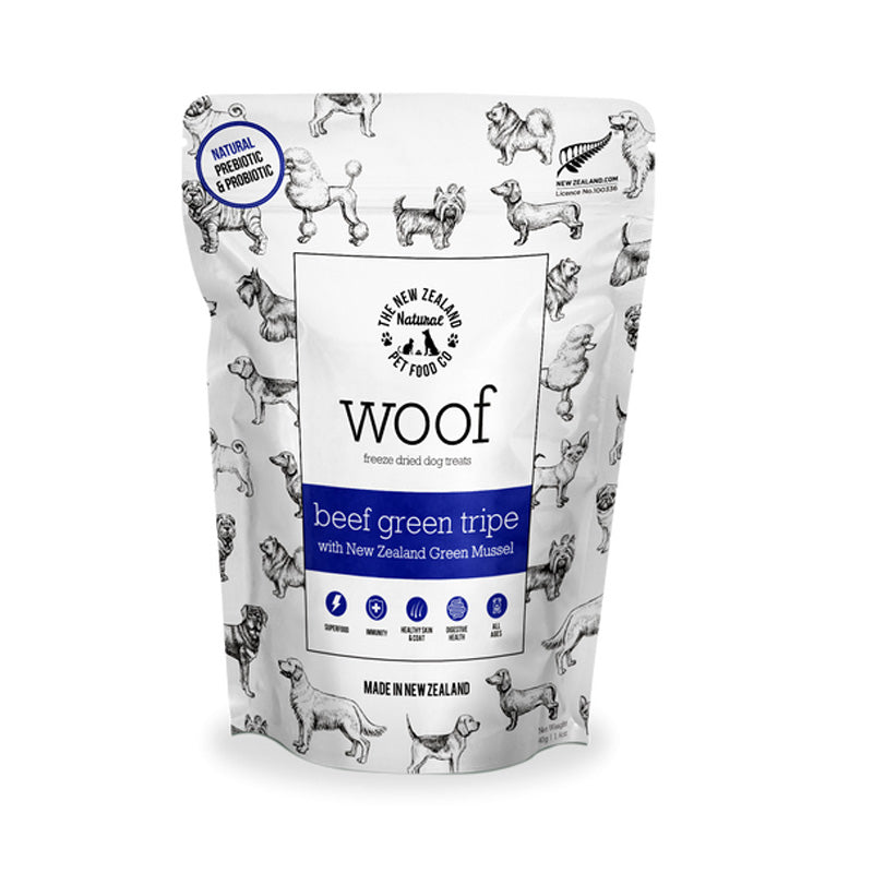 Tripe de boeuf verte lyophilisées - Woof